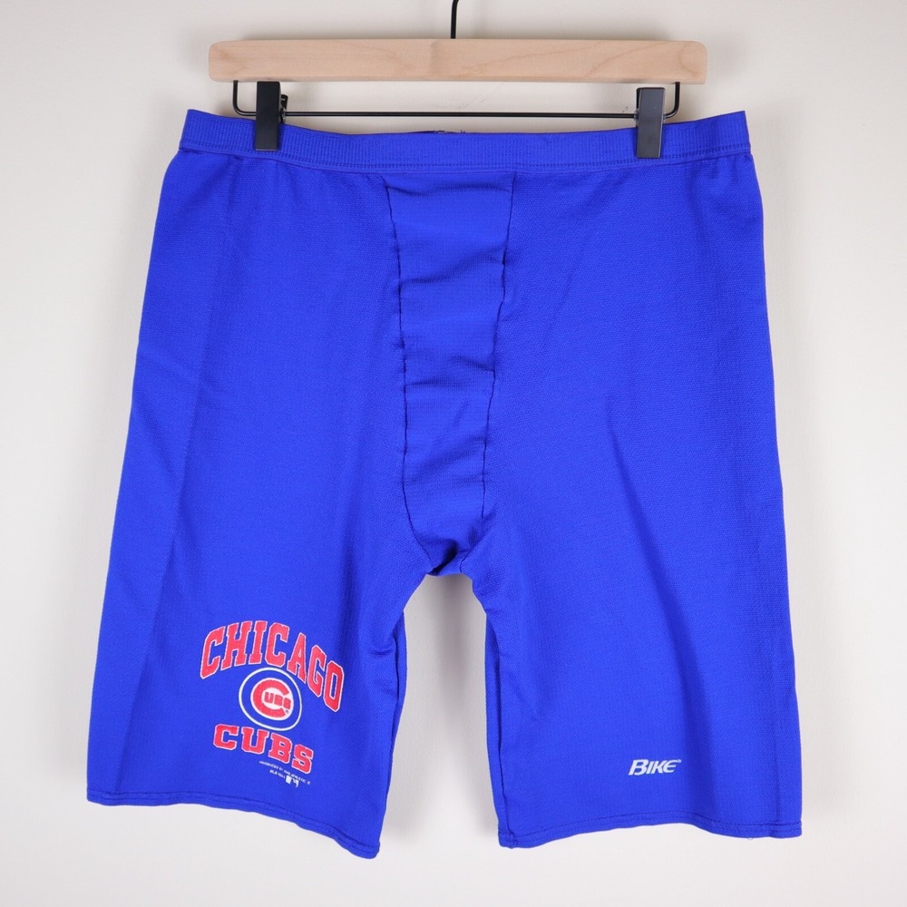 Vintage 1991‎ Chicago Cubs Bike Compression Shorts Size XL
